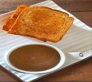 Adrak Chai With 2 Butter Toast