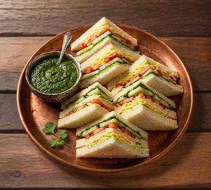 Plain club cheese sandwich
