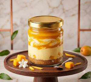 Mango Cheesecake Jar