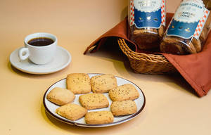 Butter Ajwain Cookies