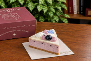 Baked Blueberry Cheesecake