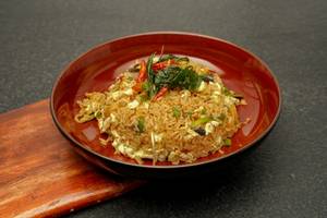 Chilli Basil Fried Rice Egg