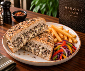 Mushroom Cheese Sandwich