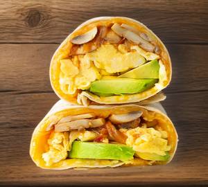 Egg mushroom roll