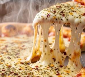 Plain cheese pizza