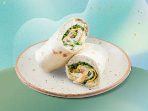  Egg and Spinach  Wrap