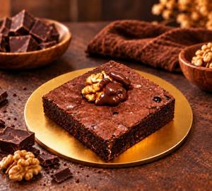 Gooey Walnut Brownie
