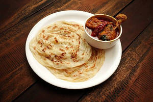 Kerla Parath(2pc) With Chicken Curry(2pc)