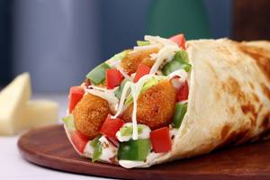 Cheesy Veg. Fusion Mayo Frankie