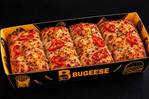 Smokey Paneer Cheesy Garlic Bread