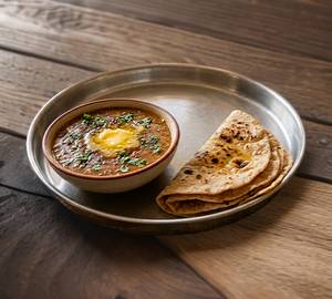 Makhan Wali Dal With Chapati