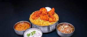 Chicken 65 briyani