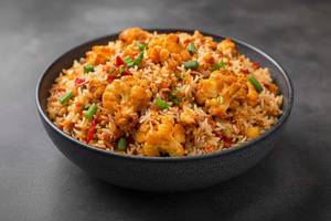Schezwan mixed veg fried rice