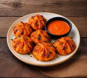 Peri Peri Paneer Momo ( 8Pcs )