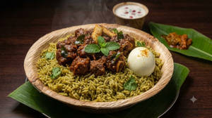 Donne Mutton Fry Biryani