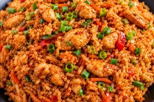 Schezwan Chicken Rice