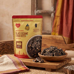 Black Sesame Chikki Bites (Ellu Mittai) - 125g