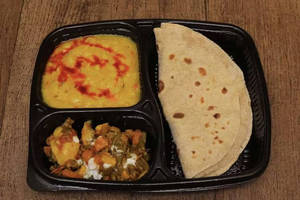 Phulka(3pc) Dal Sabji