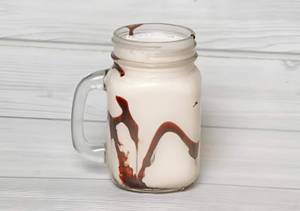 Litchi milkshake