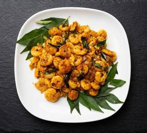 Garlic prawns dry