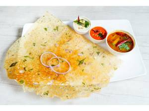 Onion Rava Masala Dosa