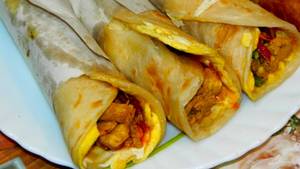 Double Egg Chicken Roll