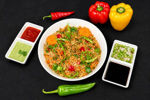Soya Chilli Garlic Fried Rice