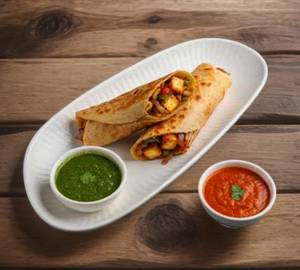 Double paneer roll