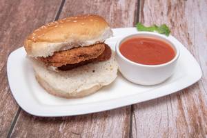 Chicken patty burger