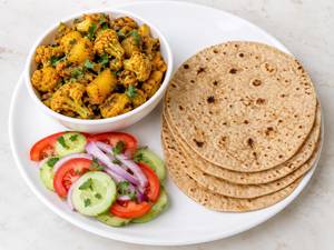 Allu Gobhi + Roti 4