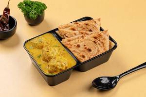 Kadhi Pakoda & Lachha Paratha Dabba