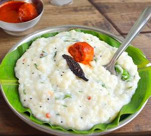 Curd Rice With Pickle