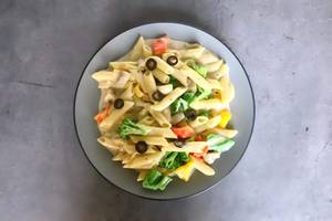 Mushroom Alfredo Pasta