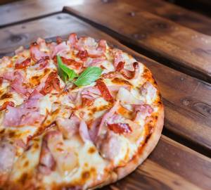 Imported Smoke Pork Beacon Pizza-(8 Inch)