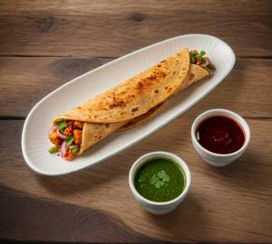 Double veg paneer roll