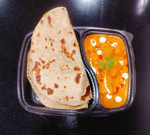 Chapati(3pc) Matar Paneer