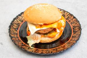 Double cheese chicken Burger