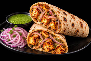 Paneer Tikka Roll