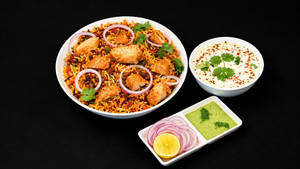 Soya Chaap Biryani