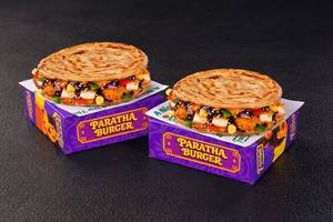 Tokyo Teriyaki Paneer Paratha Burgers Duo