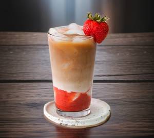 Strawberry special latte