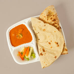 Tandoori Roti (2 Pcs) & Butter Chicken Boneless (5 Pcs)