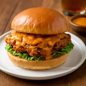 Butter Chicken Burger