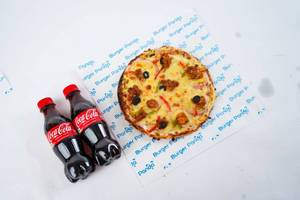 Peppy Chicken Tikka Pizza + 2 Coke Combo