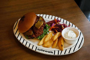 All American Fried Chicken Burger
