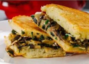 Mushroom Corn Sandwich