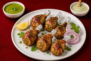 Signature Stuffed Tangri Kabab