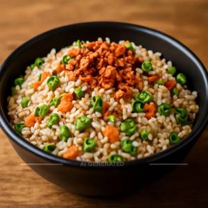 Veg Burnt Garlic Fried Rice
