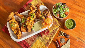 Tandoori Chicken ( Half )(  4 Pices )