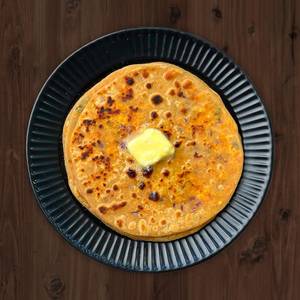 Paneer Paratha with curd